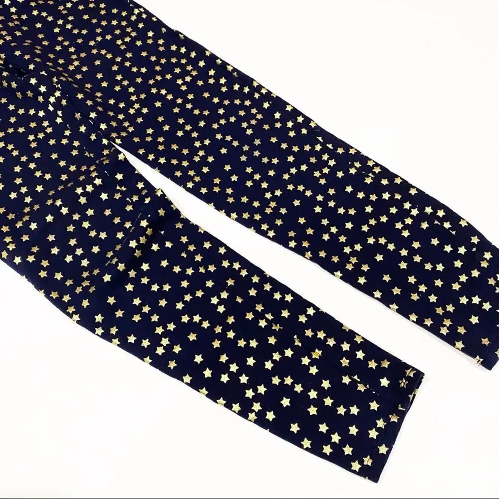 Gap Star Leggings Sz XXL (14-16) Navy Blue Star Leggings